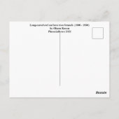 Postkarte mit Ohara Koson Design (Rückseite)