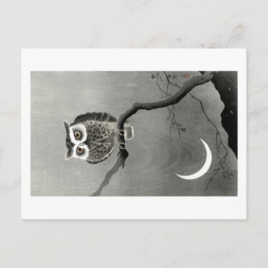 Postkarte mit Ohara Koson Design (Vorderseite)