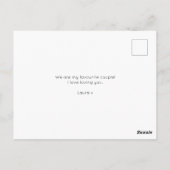 Postkarte mit Olivenzweig - "Oliven Sie" (Rückseite)