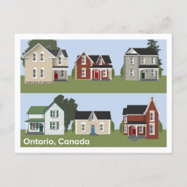 Postkarte mit Ontario Viktorianisch Houses