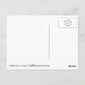 Postkarte mit originaler Kunst des stilisierten Na (Rückseite)