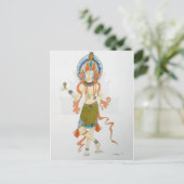 Postkarte mit origineller Kunst einer hinduistisch (Stehend Vorderseite)