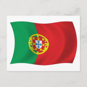 Postkarte mit Portugiesischer Flagge
