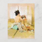 Postkarte mit Robert Frederick Blum Malerei (Vorderseite)