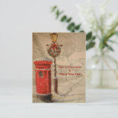 Postkarte mit rotem Postfach (Stehend Vorderseite)