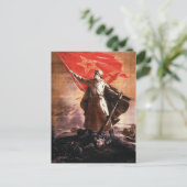 Postkarte mit russischer Zweiten Weltkrieg-Propaga (Stehend Vorderseite)