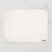 Postkarte mit russischer Zweiten Weltkrieg-Propaga (Rückseite)