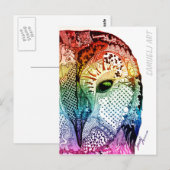 Postkarte mit Samuelj-Design (Vorne/Hinten)