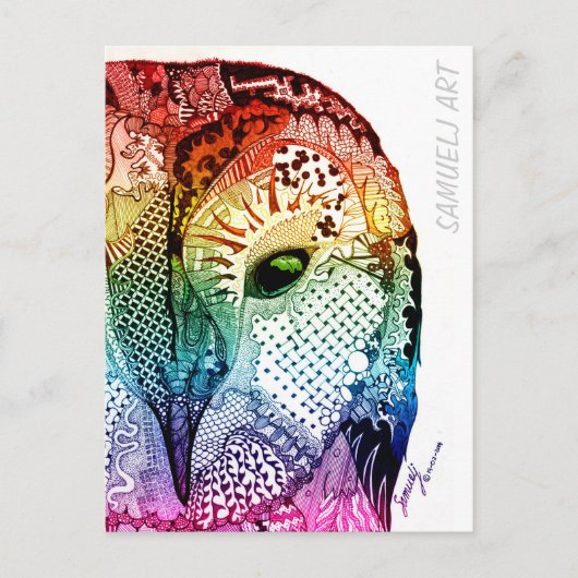 Postkarte mit Samuelj-Design (Vorderseite)