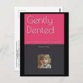 Postkarte mit sanfter Dentinierung (Vorne/Hinten)