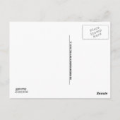 POSTKARTE MIT SCHNECKENPOST (Rückseite)