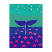 Postkarte mit schönem Walbild