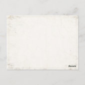 Postkarte mit schottischer Flagge (Rückseite)