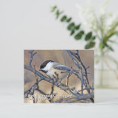 Postkarte mit schwarzer Kartenkassette (Stehend Vorderseite)