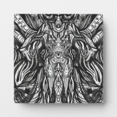 Postkarte mit schwarzer Schale Fotoplatte (Vorderseite)