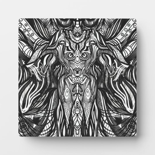 Postkarte mit schwarzer Schale Fotoplatte (Vorderseite)