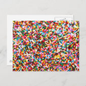 Postkarte mit Sprinklen (Vorne/Hinten)