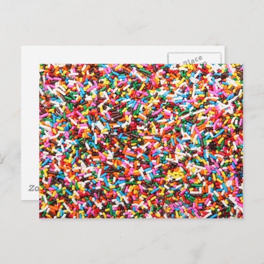 Postkarte mit Sprinklen (Vorne/Hinten)