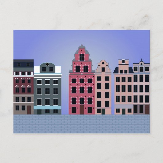 Postkarte mit Stockholm (Vorderseite)