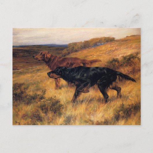 Postkarte mit Thomas-Blinks-Malerei (Vorderseite)