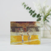 Postkarte mit Thomas Eakins Gemälde (Stehend Vorderseite)