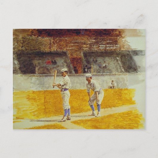 Postkarte mit Thomas Eakins Gemälde (Vorderseite)