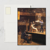 Postkarte mit Thomas Eakins Gemälde (Vorne/Hinten)