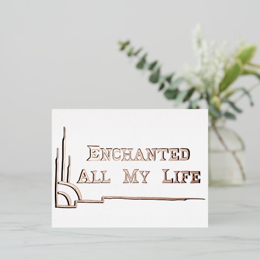 POSTKARTE MIT UMSCHLAG (Stehend vorne)