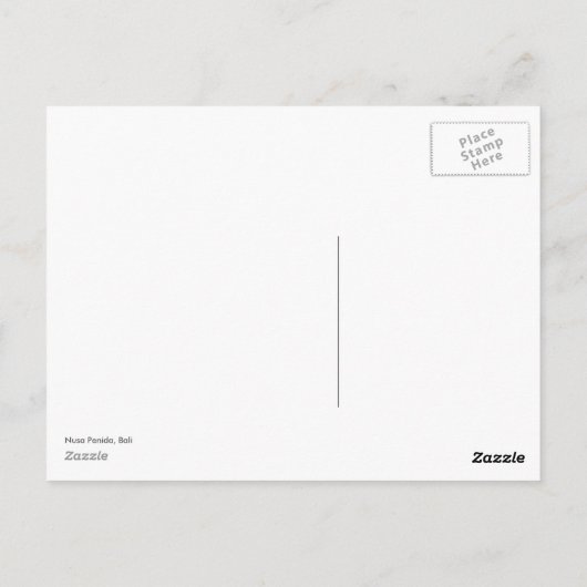 Postkarte mit Unterwasseransicht (Rückseite)