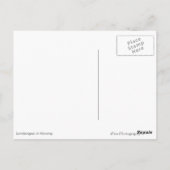 Postkarte mit verschiedenen Landschaften in Norweg (Rückseite)