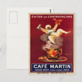 Postkarte mit Vintage Ad Poster (Vorne/Hinten)