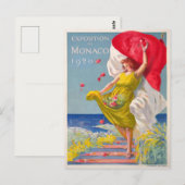 Postkarte mit Vintage Ad Poster (Vorne/Hinten)