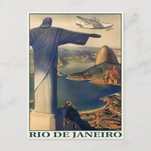Postkarte mit Vintage-Rio-de-Janeiro-Motiv