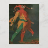 Postkarte mit Vintagem Clown (Vorderseite)