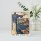 Postkarte mit Vintagem Rio de Janeiro Print (Stehend Vorderseite)