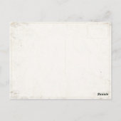 Postkarte mit Vintager französischer Sommerhitze (Rückseite)