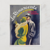 Postkarte mit Vintager italienischer Modedrucke (Vorderseite)