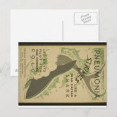 Postkarte mit Warnung vor Pneumonie (Vorne/Hinten)