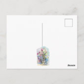 Postkarte mit Wildblumen (Rückseite)