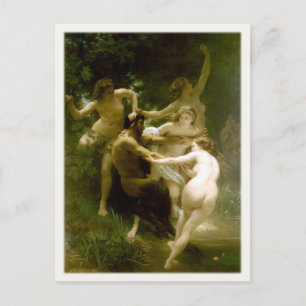 Postkarte mit William-Adolphe Bouguereau Malerei