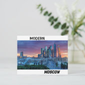 Postkarte: "Modern Moscow" (Bild 2) Postkarte (Stehend Vorderseite)