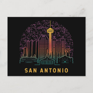 Postkarte Modernes San Antonio Vintage