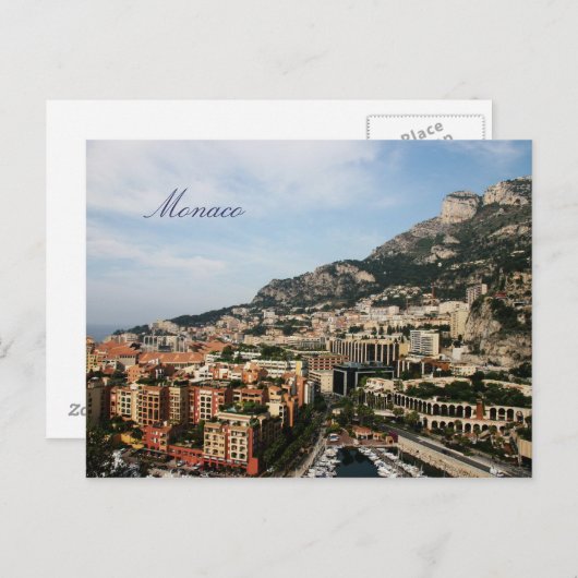 Postkarte Monaco (Vorne/Hinten)