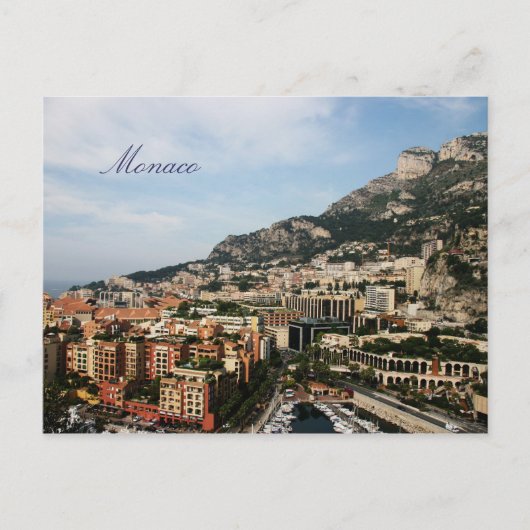 Postkarte Monaco (Vorderseite)