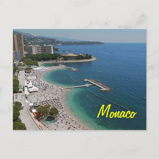 Postkarte Monaco (Vorderseite)
