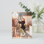 Postkarte: Monat Februar - Février Postkarte (Stehend Vorderseite)