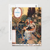 Postkarte: Monat Mai - Mai Postkarte (Vorne/Hinten)
