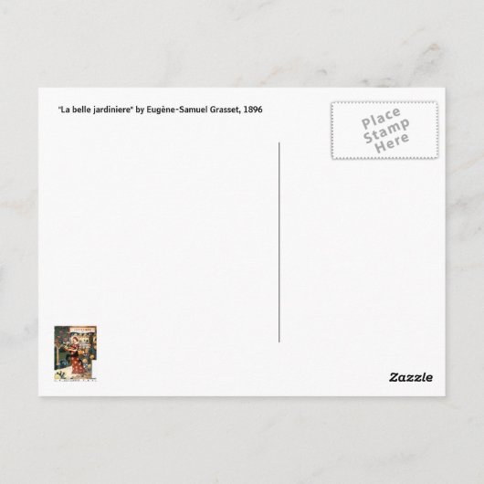 Postkarte: Monat von September - Septembre Postkarte (Rückseite)