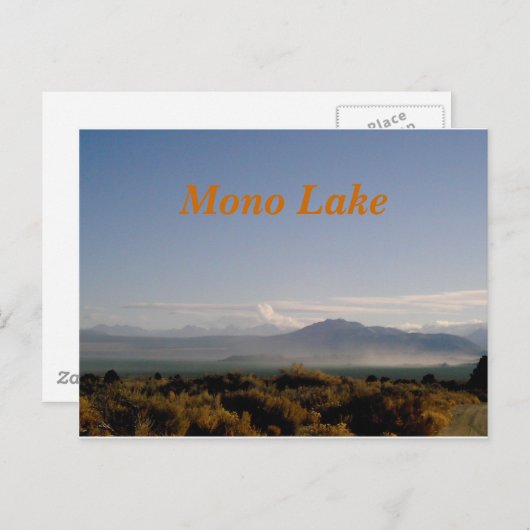 Postkarte Mono Lake (Vorne/Hinten)