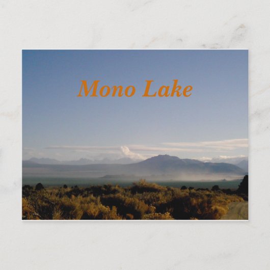 Postkarte Mono Lake (Vorderseite)